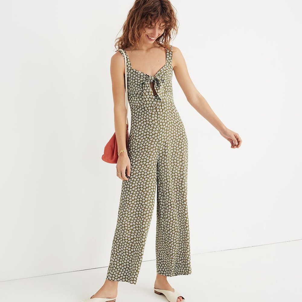 Madewell Plumeria Cutout Jumpsuit in Mini Daisy